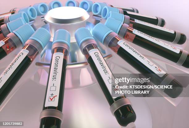 coronaviruses research, conceptual illustration - laboratory equipment stock illustrations