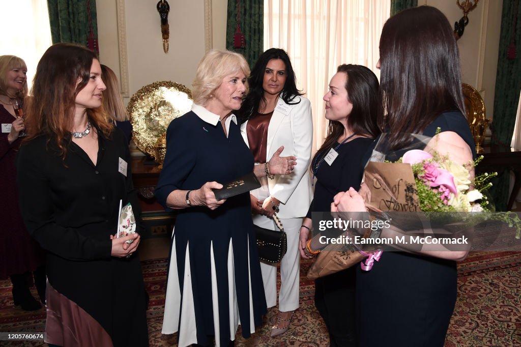 The Duchess Of Cornwall Hosts A Reception To Acknowledge The 15th Anniversary Of Domestic Abuse Charity SafeLives