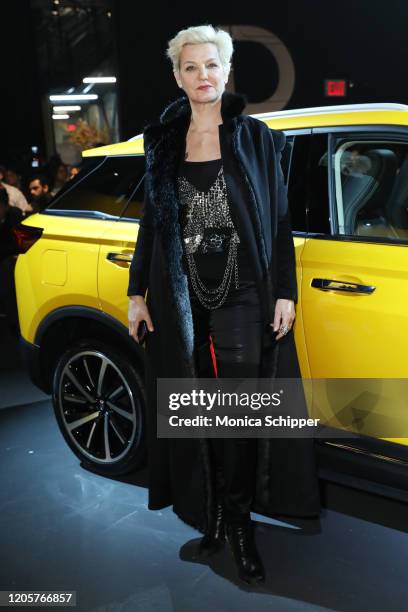 Mariana Verkerk attends the Sheguang Hu fashion show during February 2020 - New York Fashion Week: The Shows on February 11, 2020 in New York City.