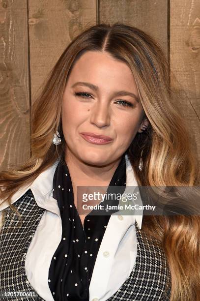 Blake Lively attends the Michael Kors FW20 Runway Show on February 12, 2020 in New York City.