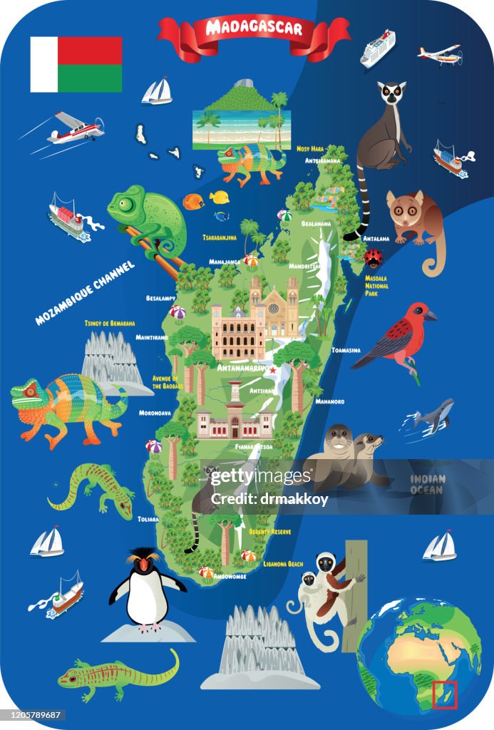 MADAGASCAR MAP, Madagascar Fody, Subantarctic fur seal, fur seal, Rockhopper Penguin, Ring tailed lemur,Antananarivo, Toamasina, Antsirabe, Fianarantsoa, Mahajanga, Toliara, Antsiranana, Antanifotsy, Ambovombe,
