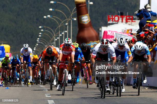 Sprint / Arrival / Juan Sebastian Molano Benavides of Colombia and UAE Team Emirates / Alvaro Jose Hodeg Chagui of Colombia and Team Deceuninck -...