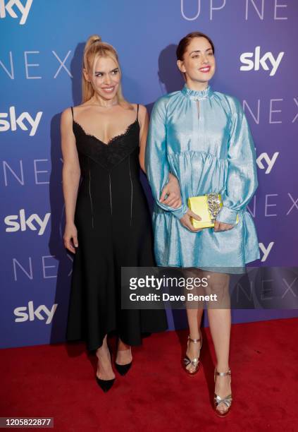 Billie Piper and Lucy Prebble attend the Sky TV, Up Next Event at Tate Modern on February 12, 2020 in London, England. Up Next is Sky’s inaugural...