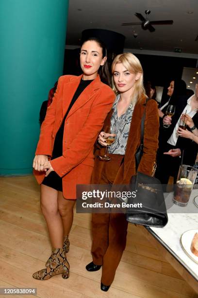 Sydney Lima attends the launch of pop-up restaurant, The Nitery by Gizzi Erskine, at St Martins Lane on February 12, 2020 in London, England.