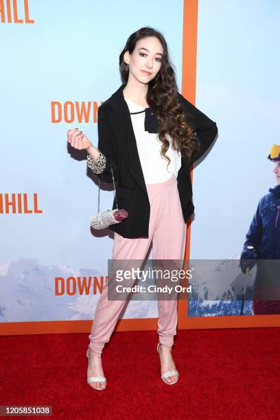 Sasha Anne attends the premiere of "Downhill" at SVA Theater on February 12, 2020 in New York City.