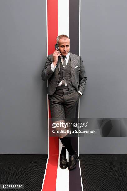 Designer Thom Browne demonstrates the new Samsung Galaxy Z Flip Thom Browne Edition in a groundbreaking foldable smartphone experience with sartorial...