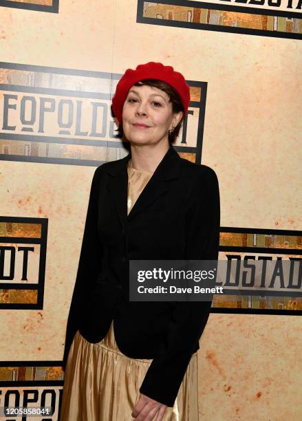 Helen McCrory attends the After Party of the press night performance of Tom Stoppard's "Leopoldstadt" at the Century Club on February 12, 2020 in...