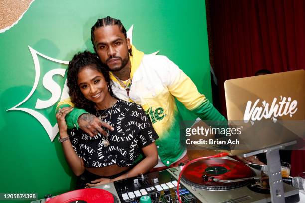 Va$htie and Harlem’s own Dave East perform at the Sprite Ginger drop event and limited-edition fashion collection debut at Extra Butter NYC on...