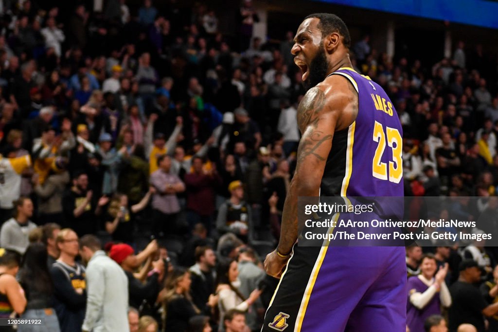 DENVER NUGGETS VS LOS ANGELES LAKERS, NBA REGULAR SEASON