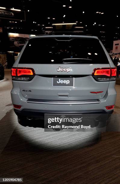 Jeep Grand Cherokee is on display at the 112th Annual Chicago Auto Show at McCormick Place in Chicago, Illinois on February 7, 2020. "n