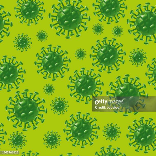 danger virus seamless background - virus background stock illustrations