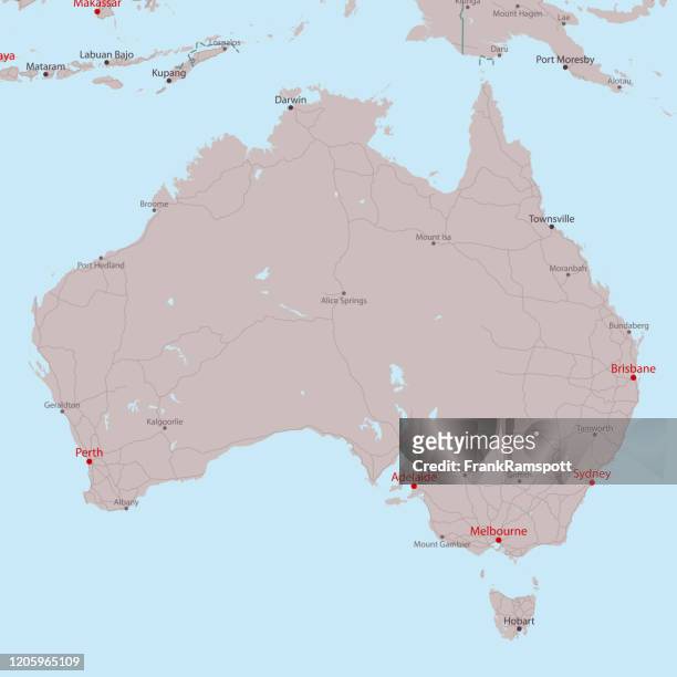 旅行向量地圖 澳大利亞 - perth australia 幅插畫檔、美工圖案、卡通及圖標