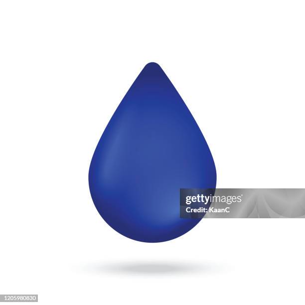 3d waterdrop concept stock illustration - ocean cross section stock illustrations