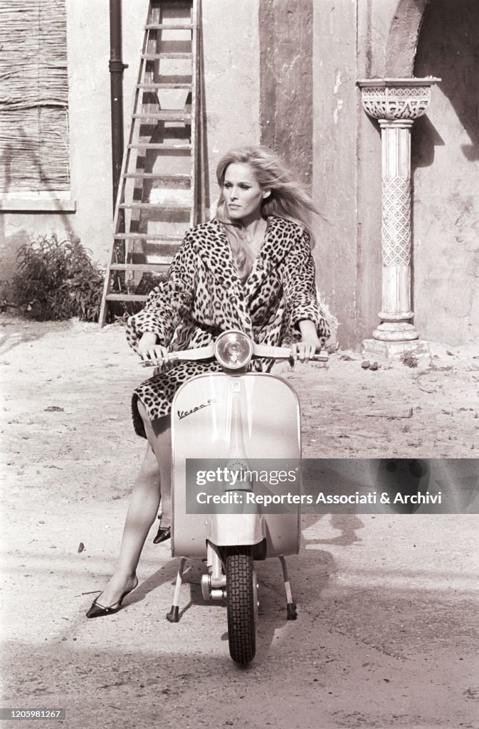 Ursula Andress posing