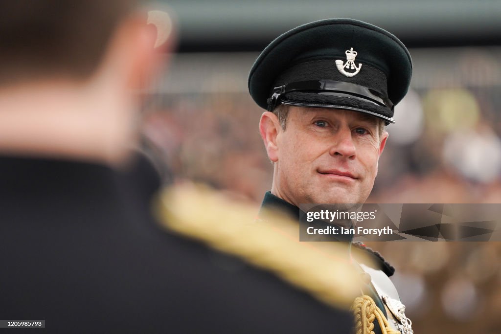 Prince Edward Attends The Army Foundation College Graduation Parade In Harrogate