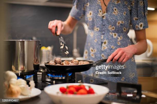 italian meatballs - meatballs stock pictures, royalty-free photos & images