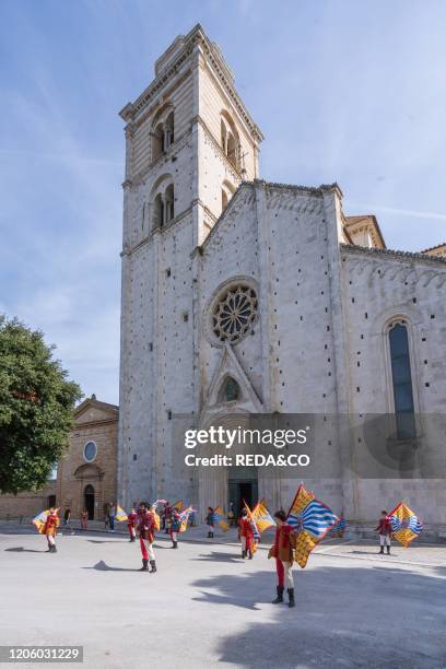 Cityscape, Parco della Rimembranza park, Wavers, Fermo, Marche, Italy, Europe.