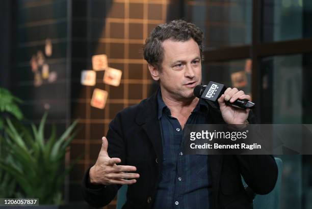 Actor David Moscow visits Build at Build Studio on February 13, 2020 in New York City.