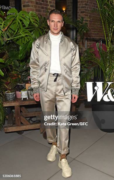 Chris Kowalski attends the Wolf & Badger 10th Year Anniversary party during London Fashion Week February 2020 at Coal Drops Yard on February 13, 2020...