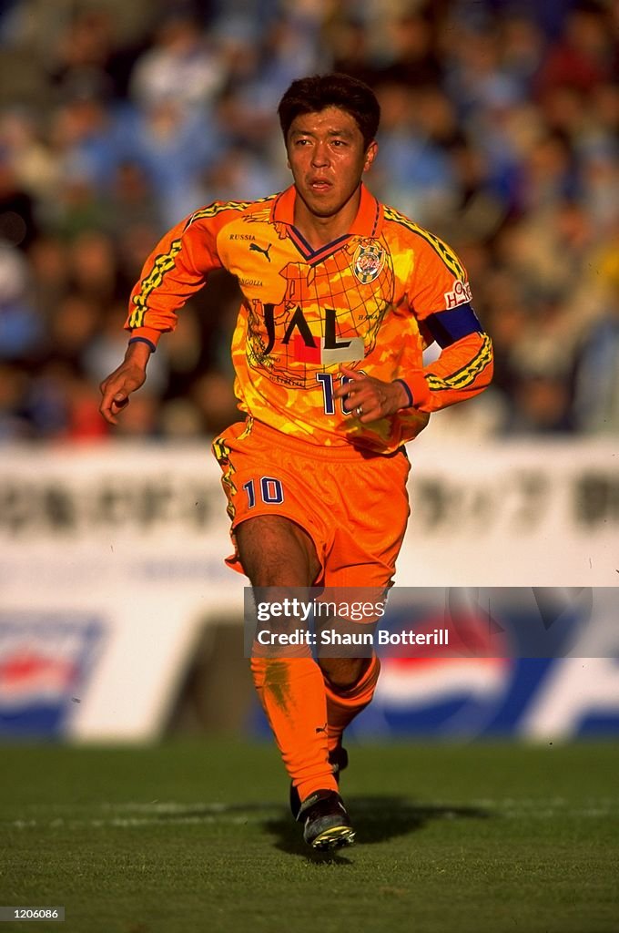Masaaki Sawanobori of Shimizu SPulse in action during the Japanese