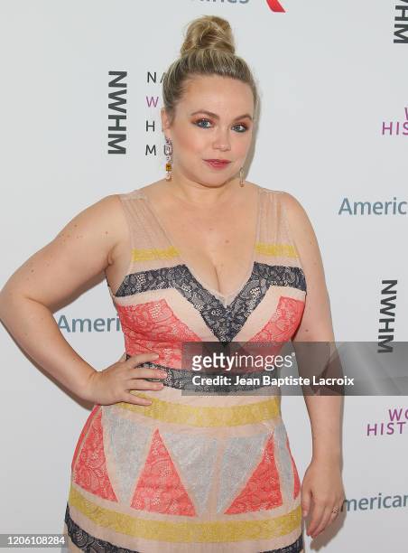 Amanda Fuller attends the National Women's History Museum's 8th Annual Women Making History Awardsat Skirball Cultural Center on March 08, 2020 in...