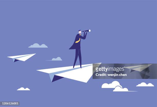 find the target by paper plane stock illustration - seeking stock illustrations