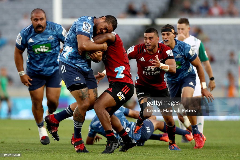 Super Rugby Rd 3 - Blues v Crusaders