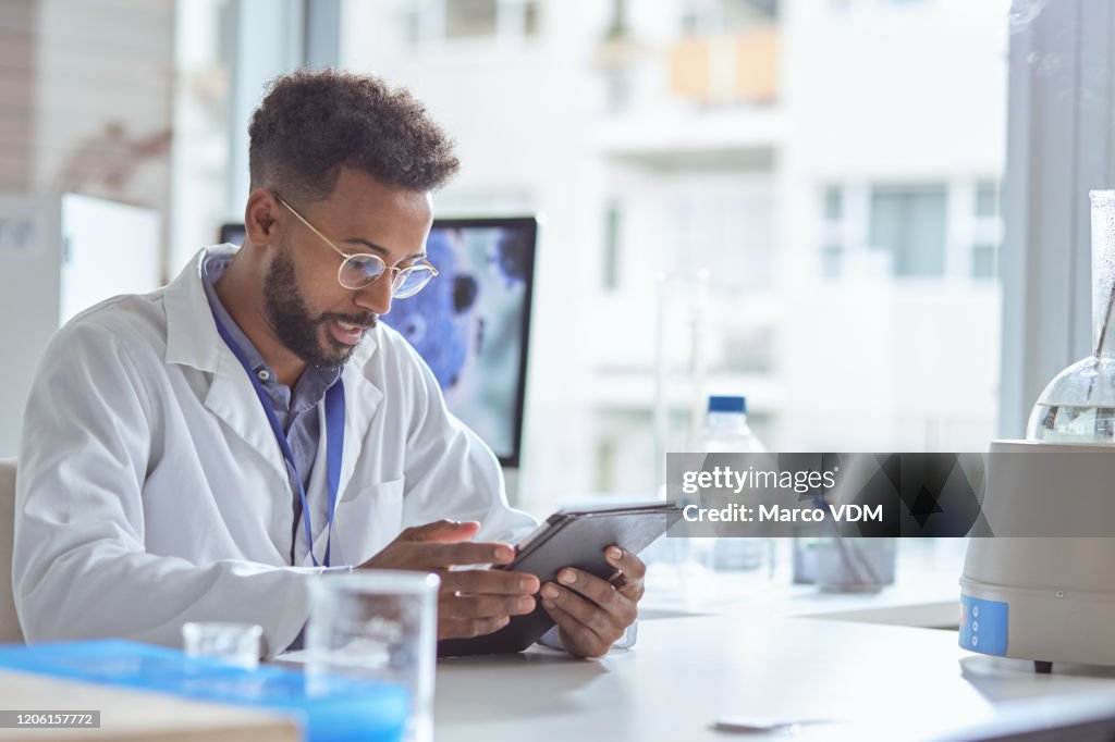 He has a lot of data to sift through