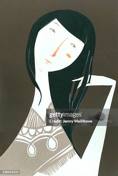 stockillustraties, clipart, cartoons en iconen met woman - tel aviv