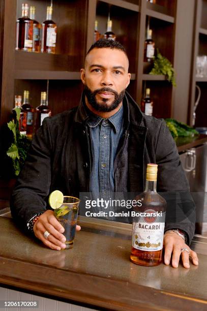 Omari Hardwick attends the BACARDI Rum Room in Chicago at Dance Studio on February 13, 2020 in Chicago, Illinois.