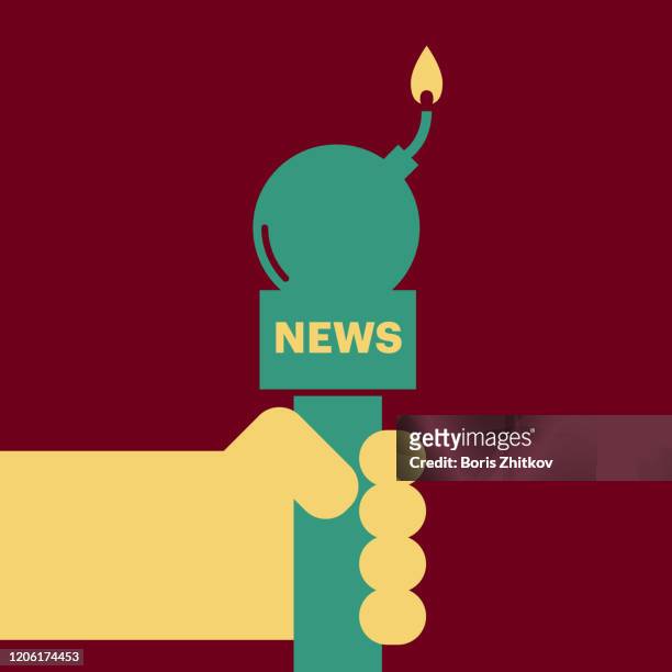 breaking news. - microphone illustration stock pictures, royalty-free photos & images