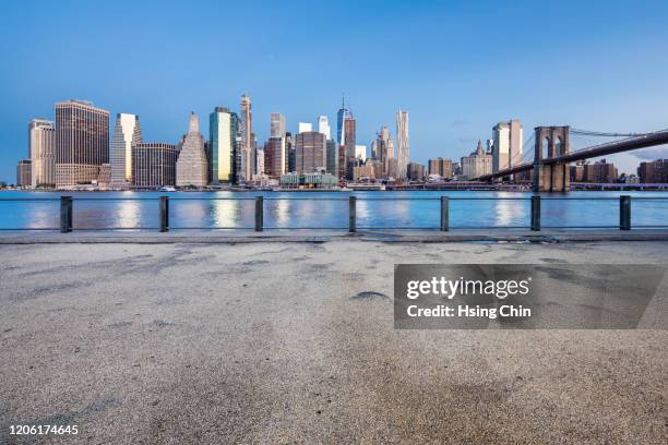 new york cityscape - open land stock pictures, royalty-free photos & images