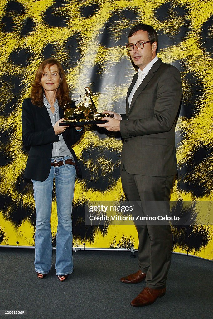 Isabelle Huppert Photocall - The 64th Festival del Film di Locarno