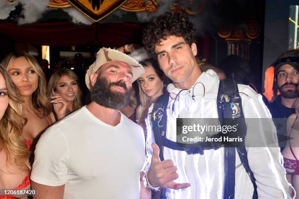 Dan Bilzerian and Sky Diver Maximus Ignite attends Ignite International Brands, Ltd. Introduces Ignite Vodka With it's Annual Valentine's Party on...