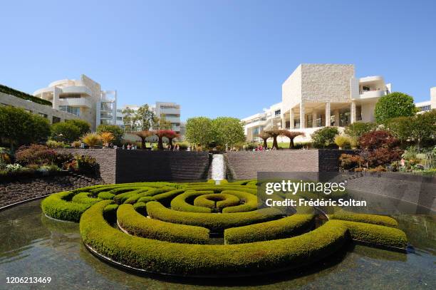 Museum and Cultural Center Getty Center in Brentwood, Los Angeles, project of the architect Richard Meier on July 10, 2016 in Los Angeles,...