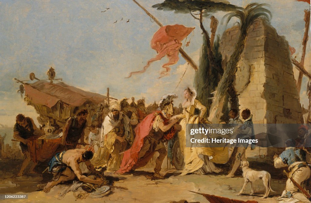 The Meeting Of Antony And Cleopatra