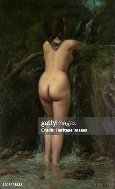 The Source, 1862. Artist Gustave Courbet.