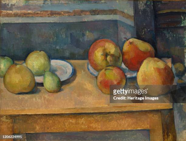 Still Life with Apples and Pears, circa 1891-92. Artist Paul Cezanne.