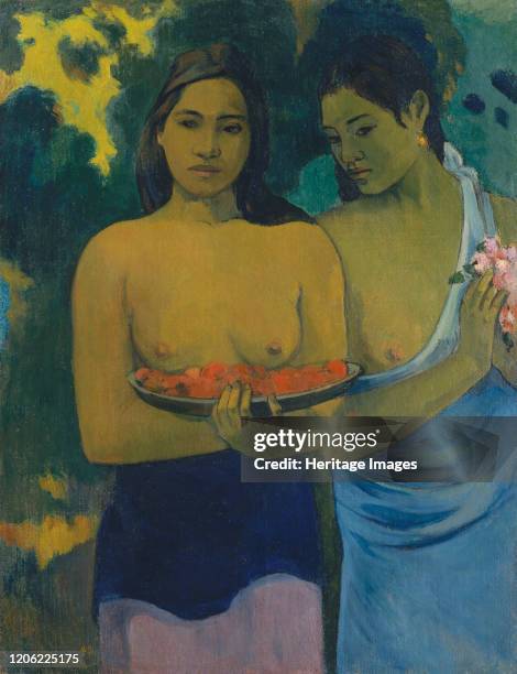 Two Tahitian Women, News Photo