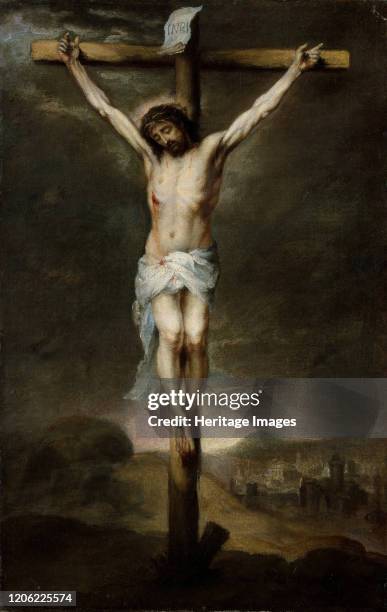 The Crucifixion, circa 1675. Artist Bartolomé Esteban Murillo.