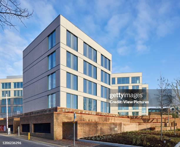 Exterior facade. The Charter Building, Uxbridge, United Kingdom. Architect: dn-a architecture, 2017.