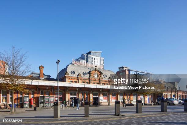 Slough train station. The Porter Building, Slough, United Kingdom. Architect: T P Bennett, 2017.