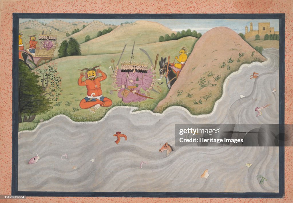 The Demon Marichi Tries To Dissuade Ravana... From A Dispersed Ramayana Series