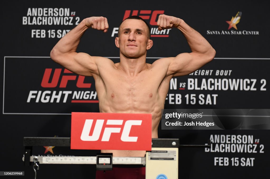 UFC Fight Night Anderson v Blachowicz 2: Weigh-Ins