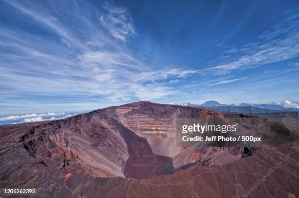 volcanic massif of piton de la fournaise, reunion island, overseas department of the french republic - la reunion stock pictures, royalty-free photos & images