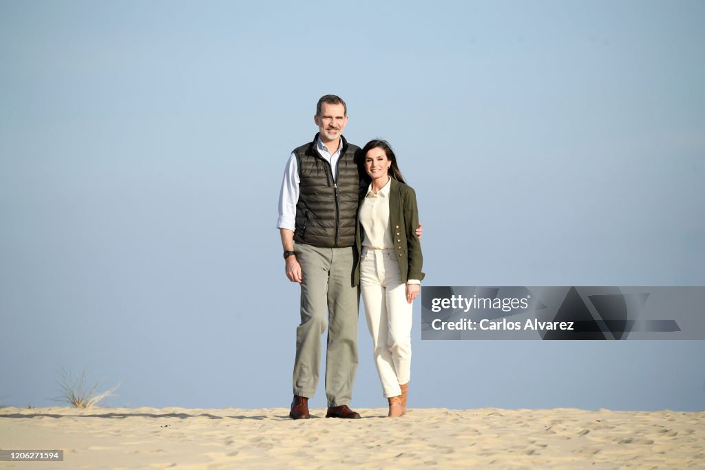 Spanish Royals Visit Doñana Natural Park