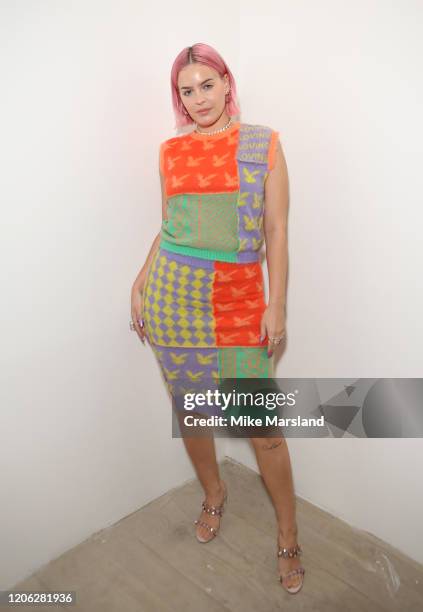 Anne-Marie during London Fashion Week February 2020 on February 14, 2020 in London, England.