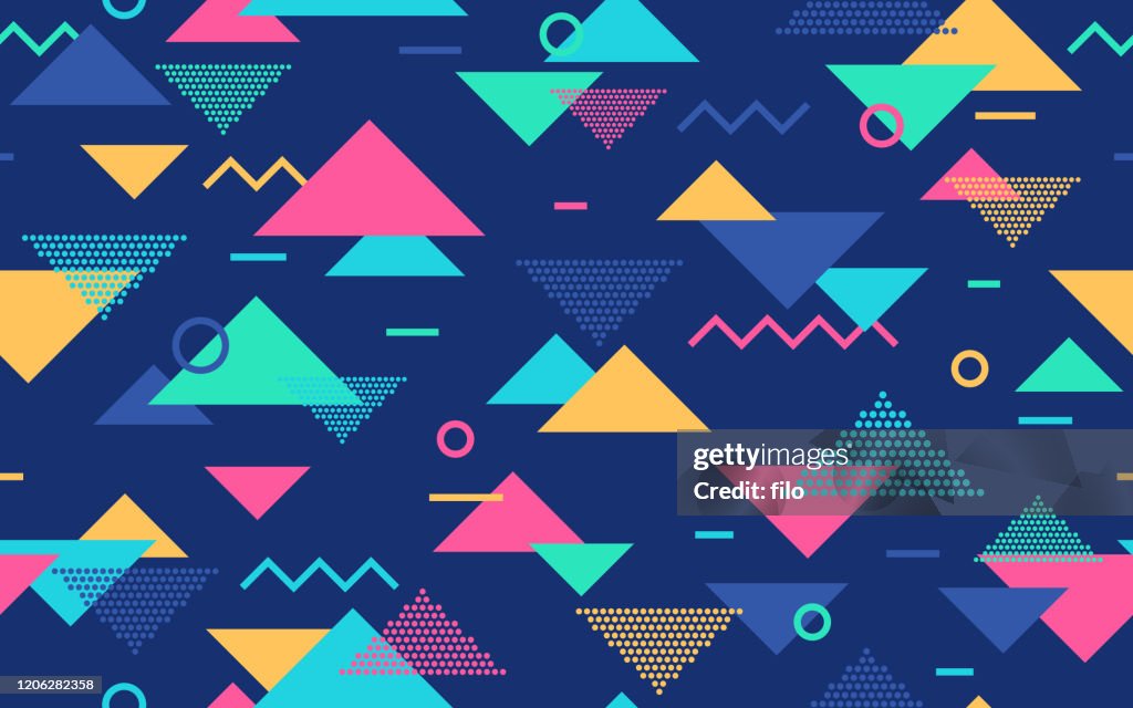 Seamless Retro Abstract Pattern