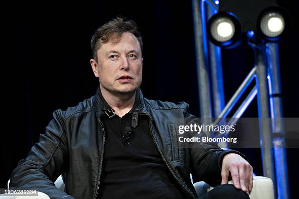 Elon Musk, founder of SpaceX and chief executive officer of Tesla