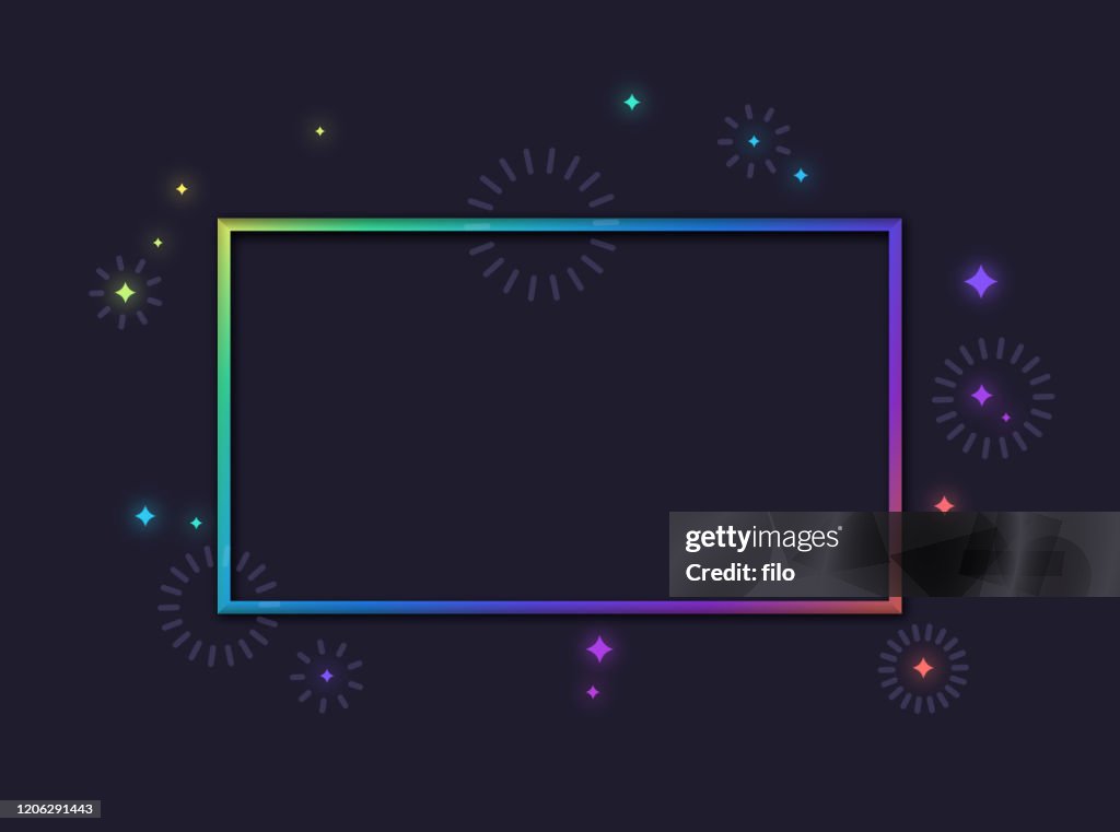 Frameborder Modern Colorful Vibrant Modern Frame Border High-Res Vector Graphic - Getty Images
